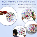 Fiesta Balloons Garland Arch Kit,117Pcs Rianbow Confetti Balloons In 4