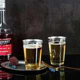 200 Pack 12 Oz Silver Rimmed Plastic Cups, Clear Plastic Cup 12 Ounce Tumblers, Heavy-Duty & Fancy Disposable Cups With Silver Rim For Wedding Cups Elegant Party