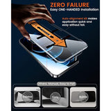4-Pack Privacy Screen Protector For Iphone 12 Pro Max [100% Anti-Spy][9H+ Military-Grade Aerospace Glass][Auto-Alignment Kits] Shatterproof Tempered Glass Film For 12 Pro Max 6.7" Zero-Bubble