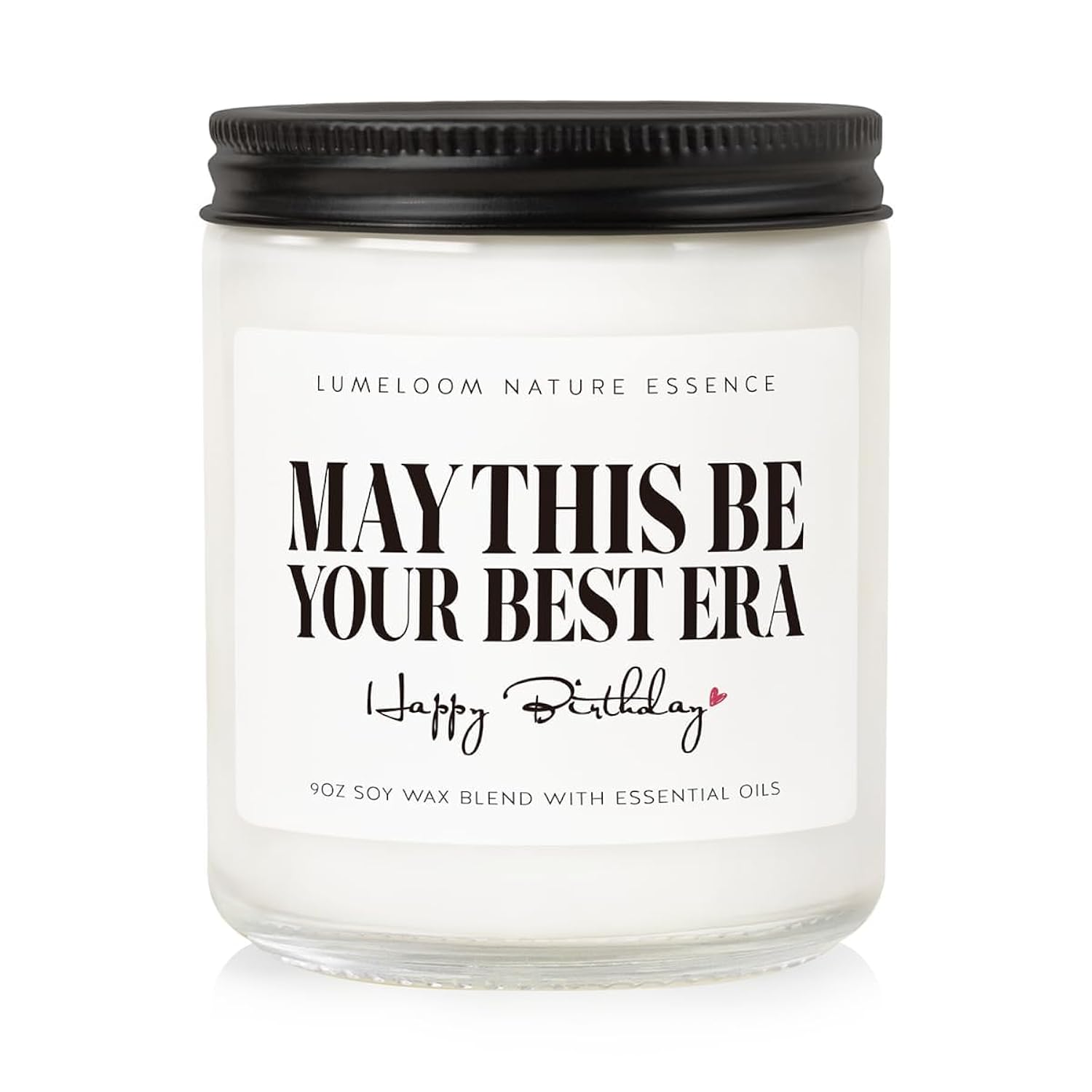 Birthday Gifts For Women, Happy Birthday Candle- 9Oz Lavender Scented Soy Wax Candle, Ideal Gifts For Women Friendship, Sister, Coworker