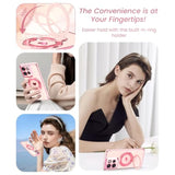 Cute Plated Gold Phone Case for Motorola Moto G 5G 2026 - Pink