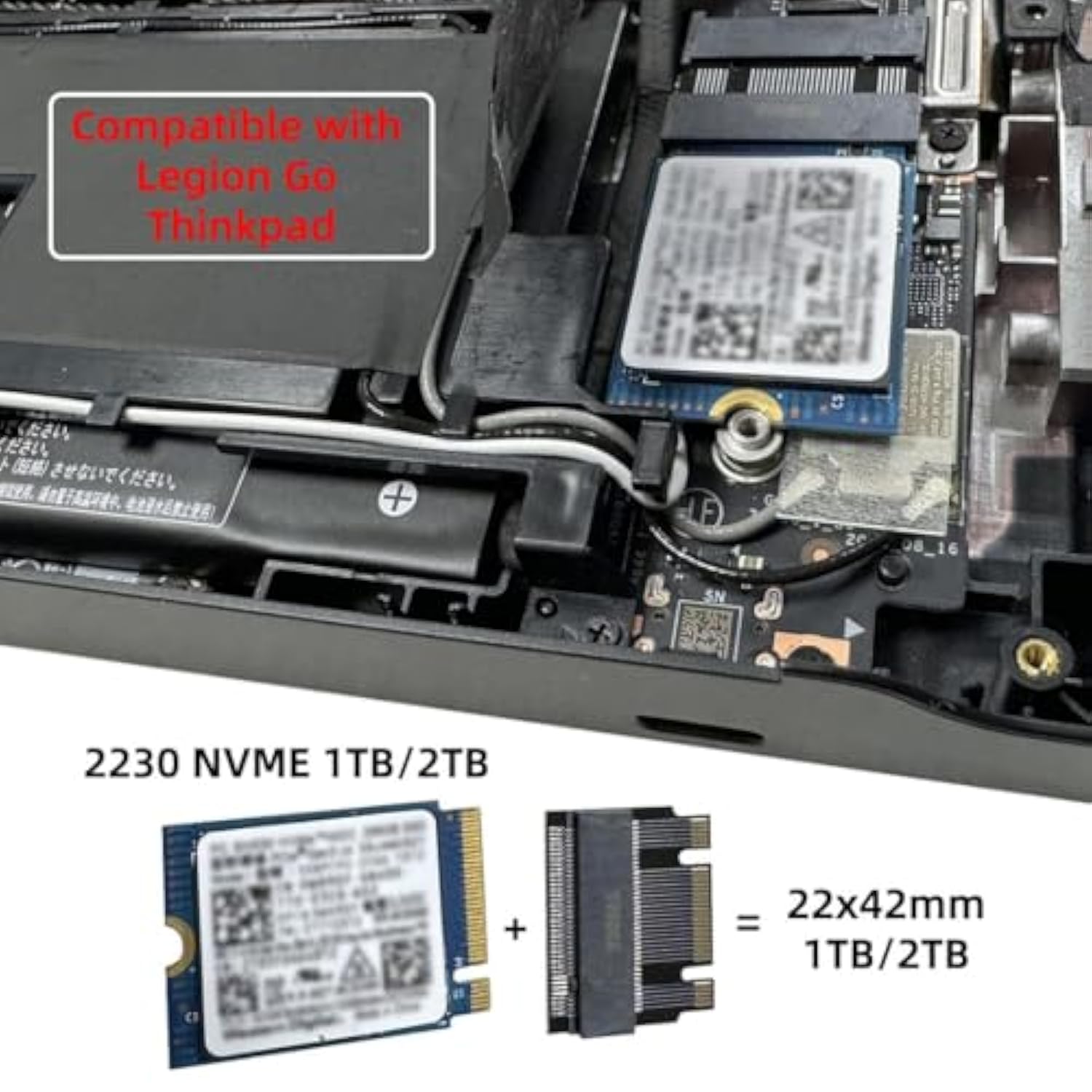 Cy M.2 2230 To 2242 Extension Adapter,Ngff B+M Key Nvme M-Key 2230 To 2242 Mal
