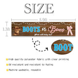 Boots Or Bows Yard Banner
