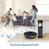Ls6381 Dect 6.0 Cordless Phone With Bluetooth Speaker, Echo Cancellation, Noise Reduction, Music Streaming, Landline Phone With Answering Machine Easy To Read Smart Call Blocker
