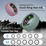 Ring Cover For Oura Ring Gen 4/ Gen 3, Anti-Scratch Elastic Silicone Oura Ring Case Protector For Men Women Working Out Gym