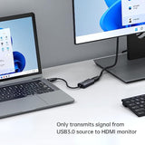 Usb 3.0 To Hdmi Adapter, Usb 3.0 To Hdmi Male To Female Adapter, 1080P Compati