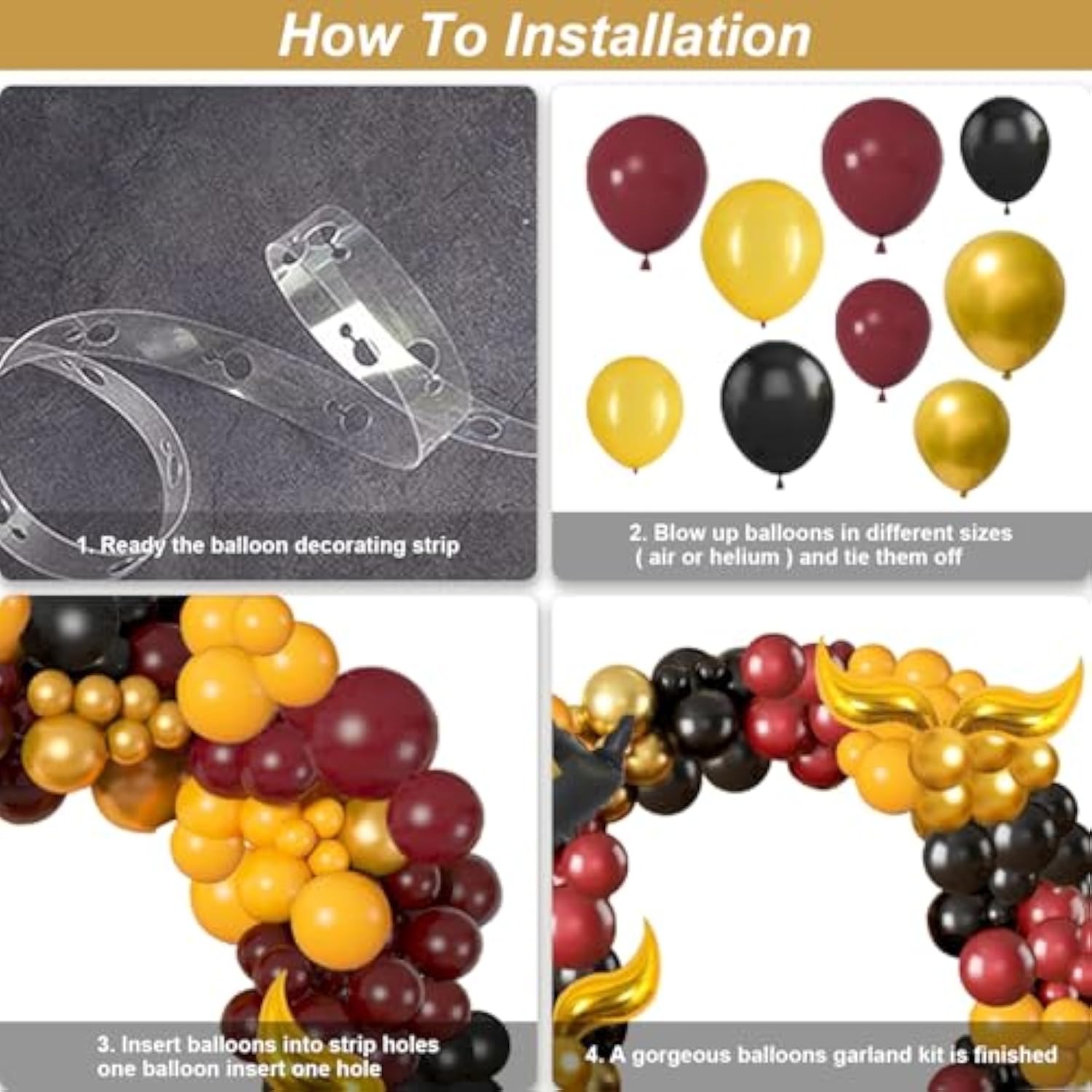 Magical Wizard School Birthday Party Decoration Include Magic Wizard School Balloon Arch Kit, Tassel Flower Ball For Magical Theme Birthday Baby Shower Party Supplies