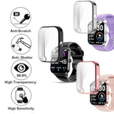 Watch Cases Compatible With Qonbink L70 1.85” Smart Watch, Tpu Case With Screen Protector, Protecting Watch Body & Screen