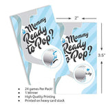 Is Mommy Baby Shower Scratch Off Game | 24 Cards | Boy Baby Shower Scratch Off Tickets | Baby Shower Scratchers | Boy Baby Shower Game Ideas
