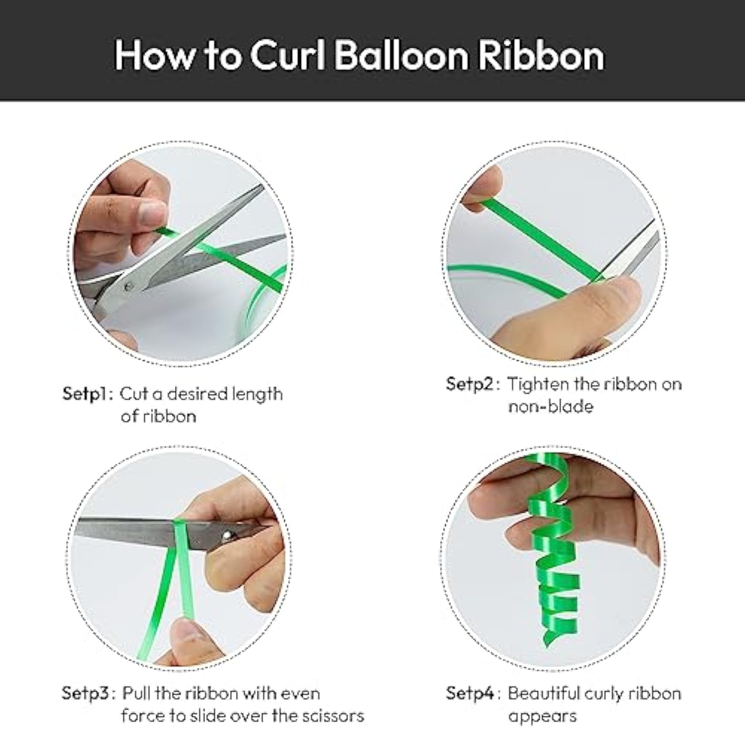 500 Yards Lavender Curling Ribbon For Gift Wrapping, 1/5 Inch Wide Balloon Ribbon String For Florist Flower, Crafts, Wreaths, Christmas, Birthday Party, Wedding