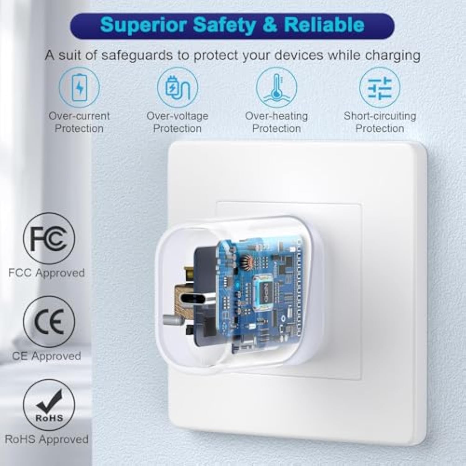 10 Ft Charger For Iphone 17 Charger Fast Charging - 3 Pack 20W Usb C Charger Block & Cable Cord Long Compatible With Iphone 17 Pro Max/ 17 Air/16 15 Pro Max/16 15 Plus/Ipad 11Th Gen 10Th