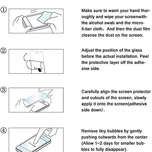 for Google Pixel 4a Screen Tempered Glass, 9H Hardness 2.5D Screen Protector Tempered Glass for Google Pixel 4A (2PCS)