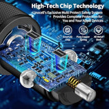 [Apple Mfi Certified] Iphone 16 Car Charger, 90W Dual Usb C Car Power Cigarette Lighter Carplay Fast Charger With 2Pack Type C Braided Cable For Iphone 16/16 Pro/16 Pro Max/15/15 Pro/Ipad Pro