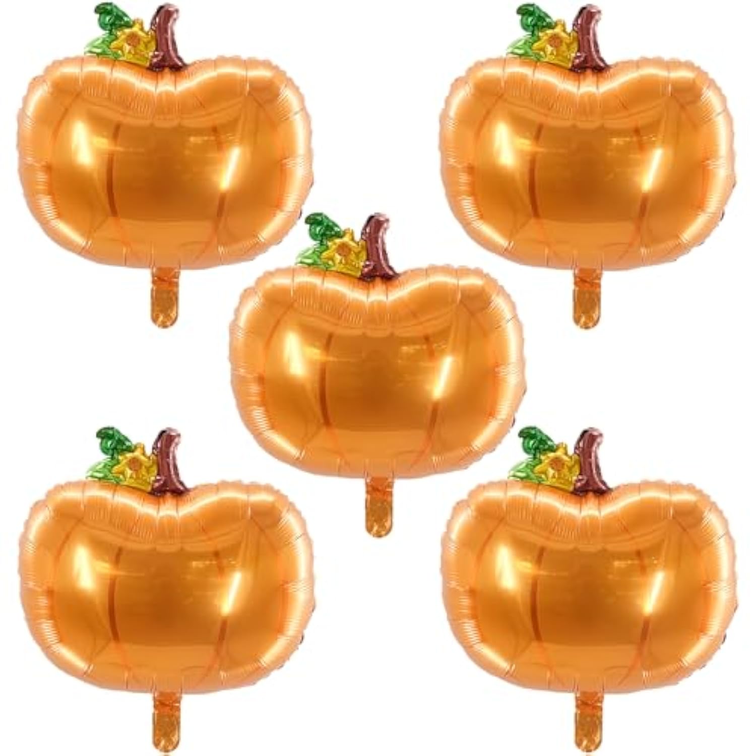 3 Pcs Pumpkin Foil Balloons Thanksgiving Autumn Harvest Birthday Party Decor