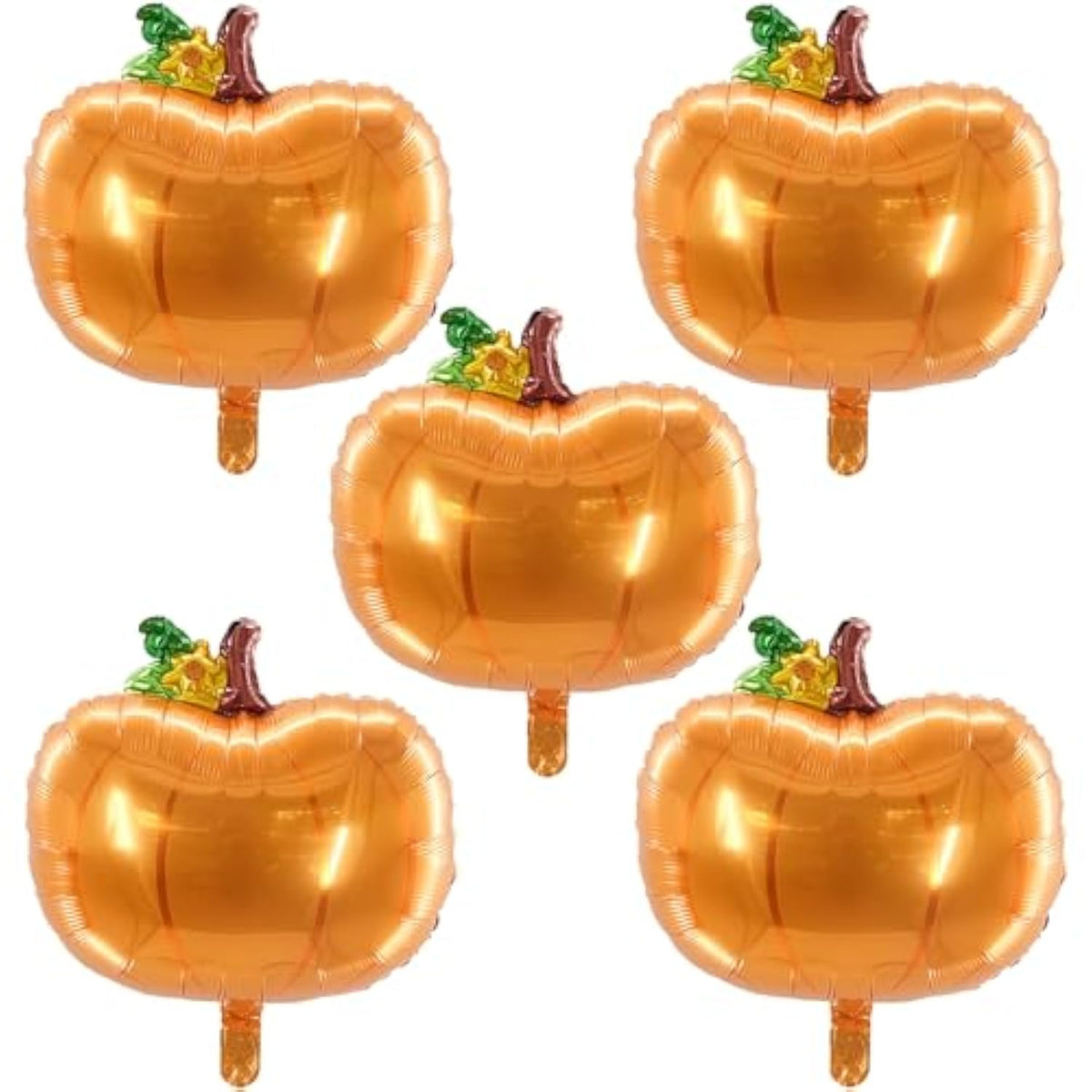 3 Pcs Pumpkin Foil Balloons Thanksgiving Autumn Harvest Birthday Party Decor
