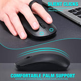 10 Pack Mouse For Laptop 2.4G Computer Mouse 1000 Dpi Optical With Usb Receiver Bulk Compatible With Windows, Pc, Computer, Laptop