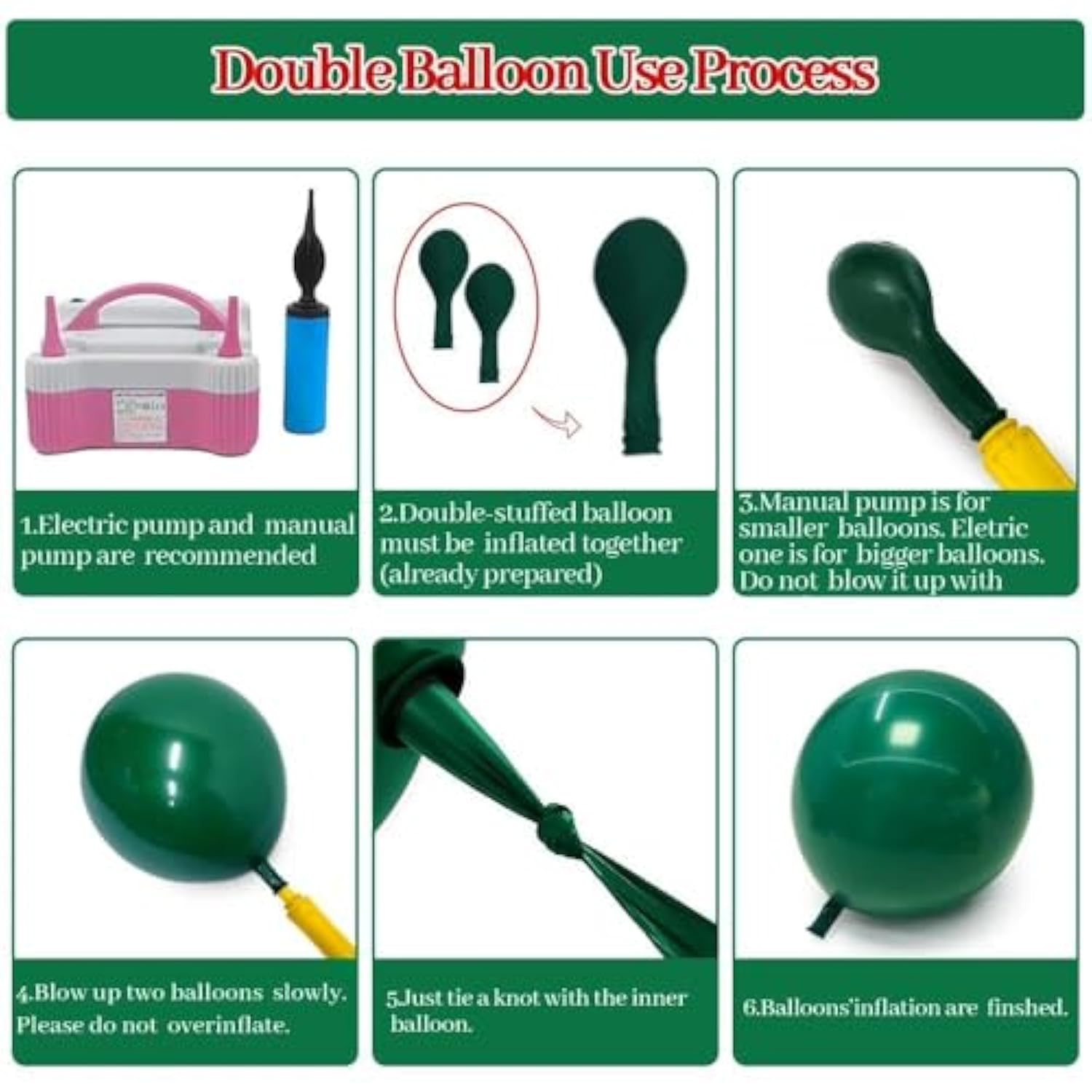 Green And Red Christmas Balloons Double Stuffed Pearl Dark Red Green Gold Balloon Garland Arch Kit Candy Cane Box Balloons For Happy Christmas Holiday New Year Birthday Party Decorations