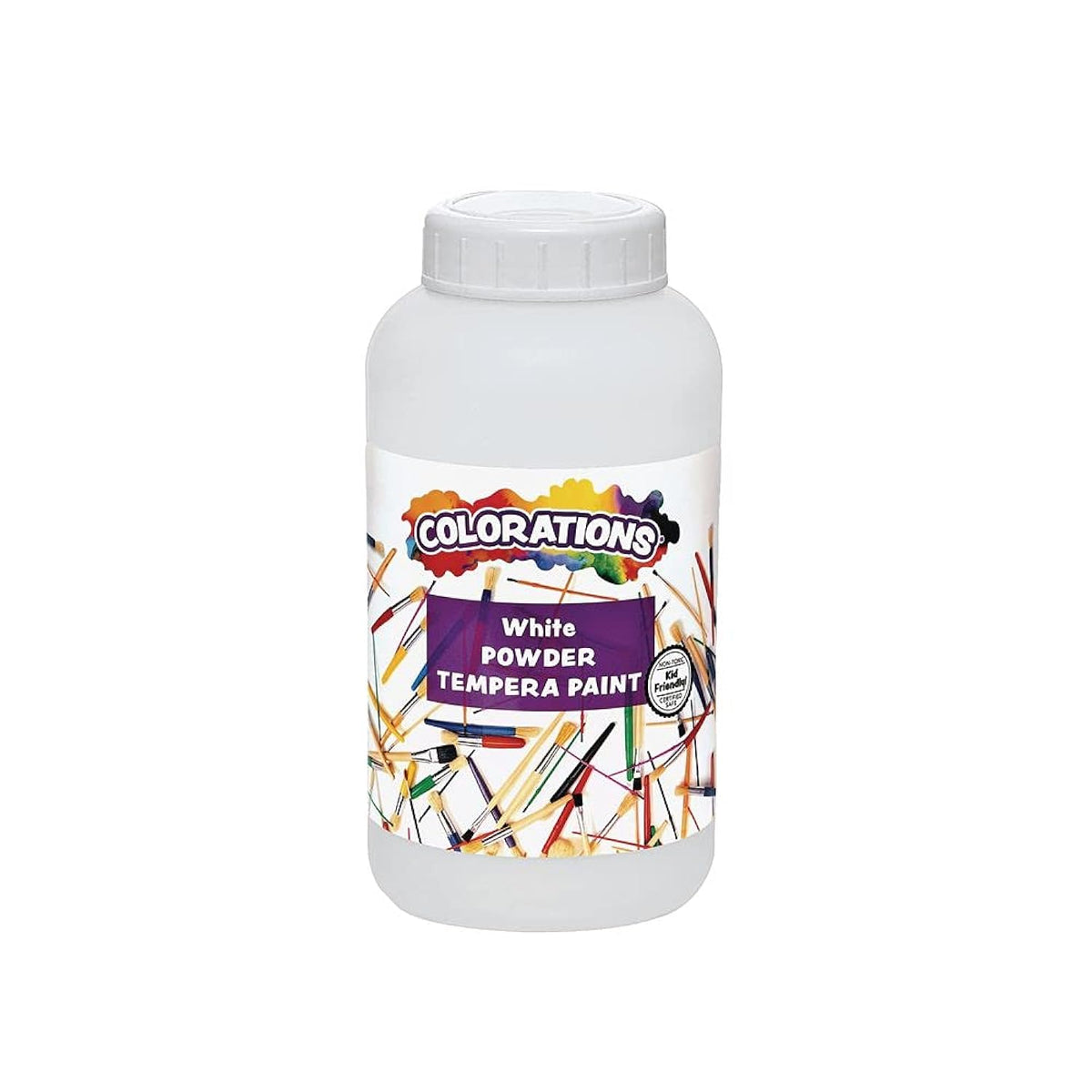 Powder Tempera, White, 1 Pound, Powdered Tempera Paint Is A Value Purchase, Dillute Only What You Need, Strong And Bright White Color, Non Toxic And Safe For Kids, Use For Arts & Crafts