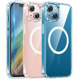 Clear Magnetic Military-Grade Shockproof Case for iPhone 13