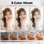 ULANZI Magnetic Selfie Light, LED Fill Light Compatible with Magsafe, LED Selfie Ring Light Included Sticky Ring for Phones, for Selfies/Photography/TikTok/Zoom Calls/Video Conference Color Black