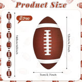 8 Pcs Football Garland Banner, Football Paper Cutouts Hanging Swirl, Sports Balls Hanging Decorations For Birthday Party Wedding Baby Shower Home Classroom Decor Favors
