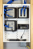 Legrand - Onq 8 Port Cat 5E Network Interface Module, Rj45 Network Switch, High-Density Mini Patch Panel, Keystone Ports Labeled 1 Through 12, Grey, Ac1014
