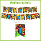 Bloons Td 6 Birthday Party Decorations, Bloons Td Video Game Party Supplies Set With Happy Birthday Banner, Cake Cupcake Toppers, Balloons For Fans Adults Party Decorations