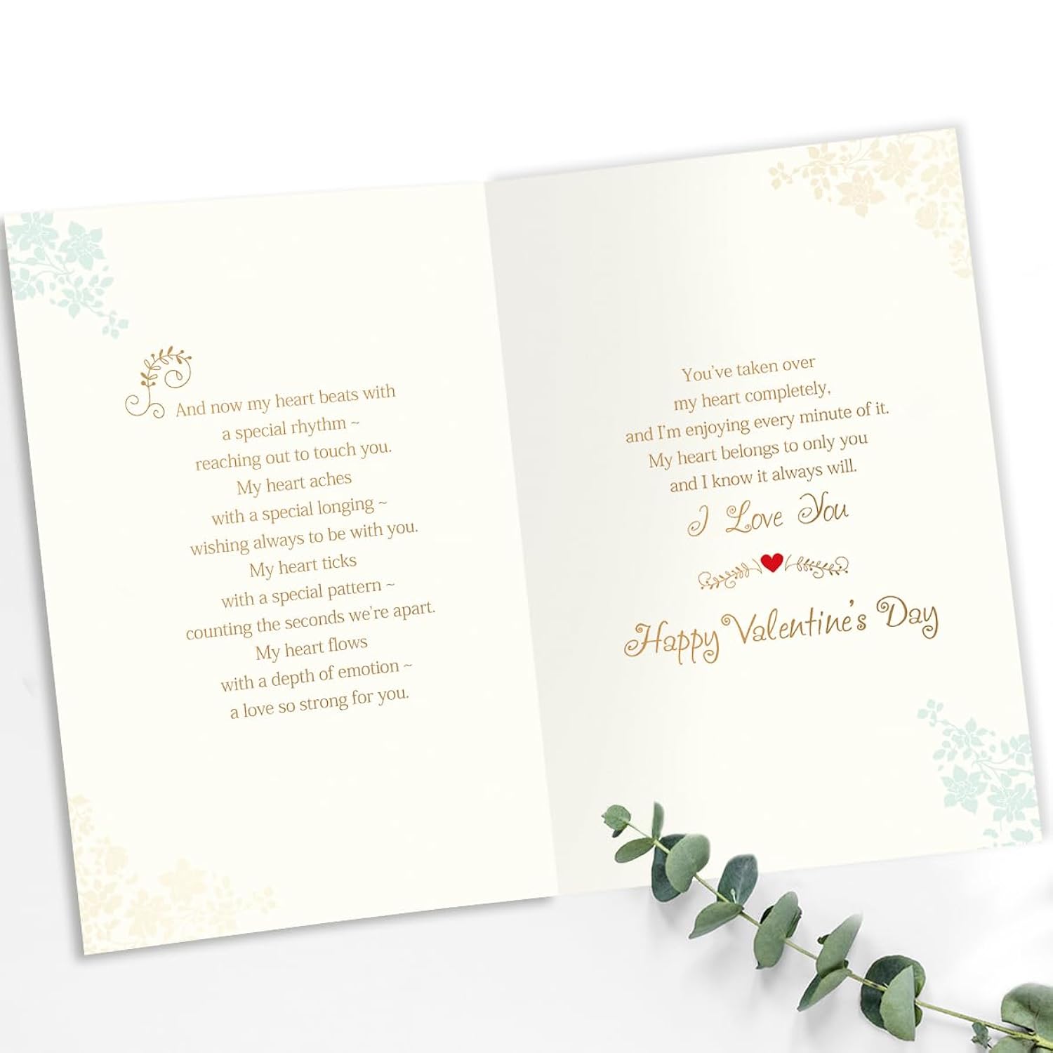 Valentines Day Card For Him Her, Romantic Valentines Day Gift For Husband Wife Boyfriend Girlfriend