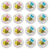 40 Pack Bee Gender Reveal Button Pins, Team Boy Girl Button Pins For Gender Reveal Party Games Baby Shower Party Ideas