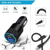 Usb C Fast Car Charger For Samsung Galaxy S24 S23 Ultra S22 S21 S20 Plus A15 A52 A55 A54 F23 F52 Note 20,30W 2 Port Car Charger Adapter+Usb C To C Charger Cable For Google Pixel 9 8A 8 7 6 5 5Xl 4 4Xl