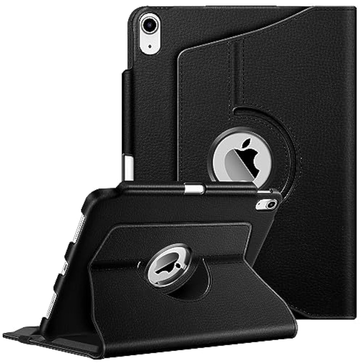 Fintie Rotating Case For (A16) 11Th Generation 11 Inch (2025), 10Th Generation 10.9 Inch (2022) - [Built-In Pencil Holder] 360 Degree Rotating Protective Stand Cover, Black