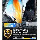 2-Pack Unbreakable 9H+ Screen Protector for iPhone 16 Pro [6.3"], 12FT Drop, Full Coverage