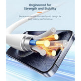 Usb C To Usb C Cable 3-Pack (3Ft+6.6Ft+10Ft), 60W Type C To C Cable Fast Charging Cords Compatible With Iphone 16 Pro Max/16 Plus/15 Pro Max, Samsung S25 Ultra/S24/23, Ipad Pro, Macbook Pro/Air