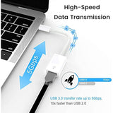 Usb C To Usb 3.0 Adapter [2 Pack], Type C Male To Usb Female Otg Cable Thunderbolt3 To Usb 3.1 Adapter Compatible With Macbook Pro/Air M2/M1, Iphone 16,15 Pro Max,Ipad Pro,Galaxy S24/S23/S22/S21