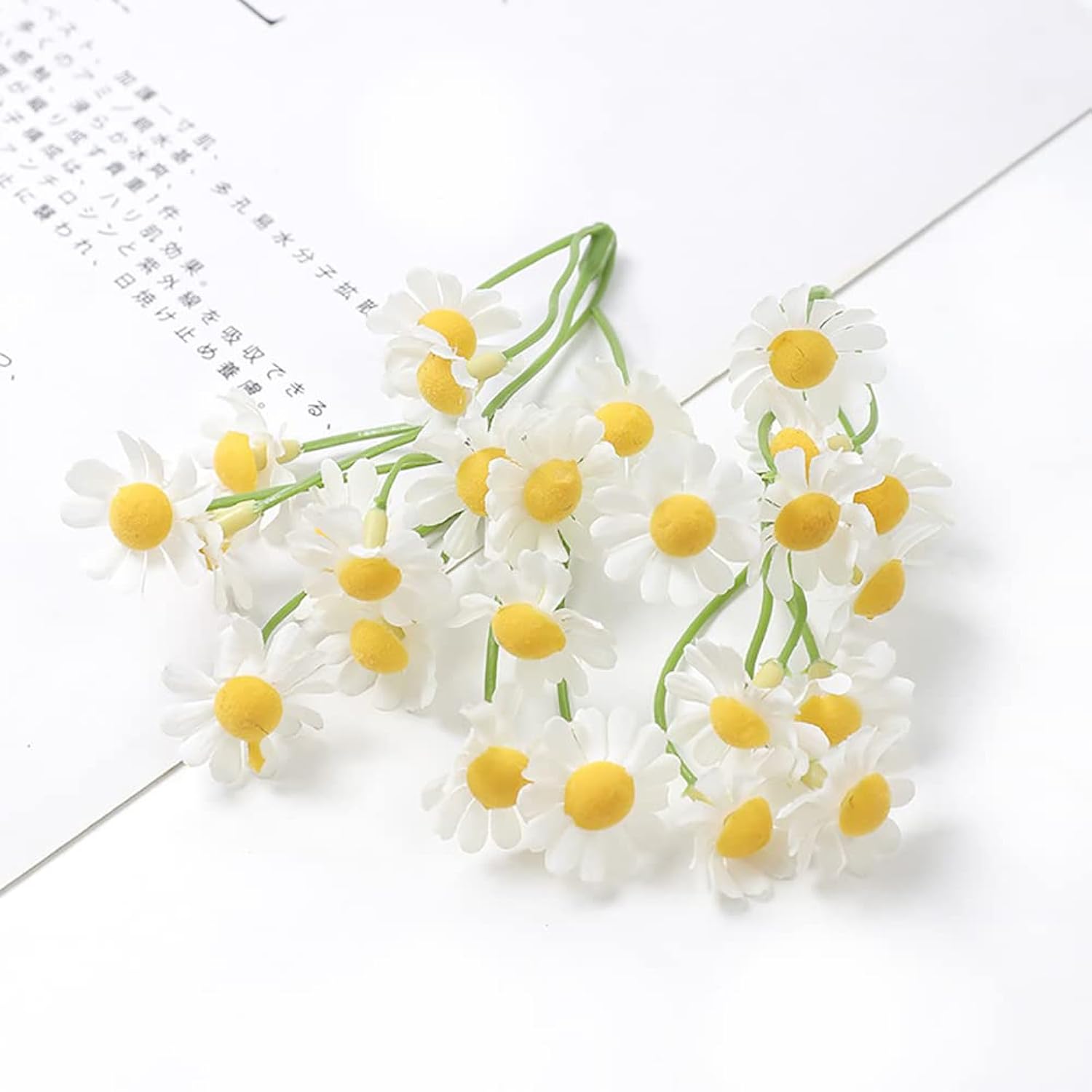25 Bundles Mini Artificial Daisies Small Daisy Flowers Fake Spring Flowers Decorative Faux Flowers With Stems Home Decorations Multi