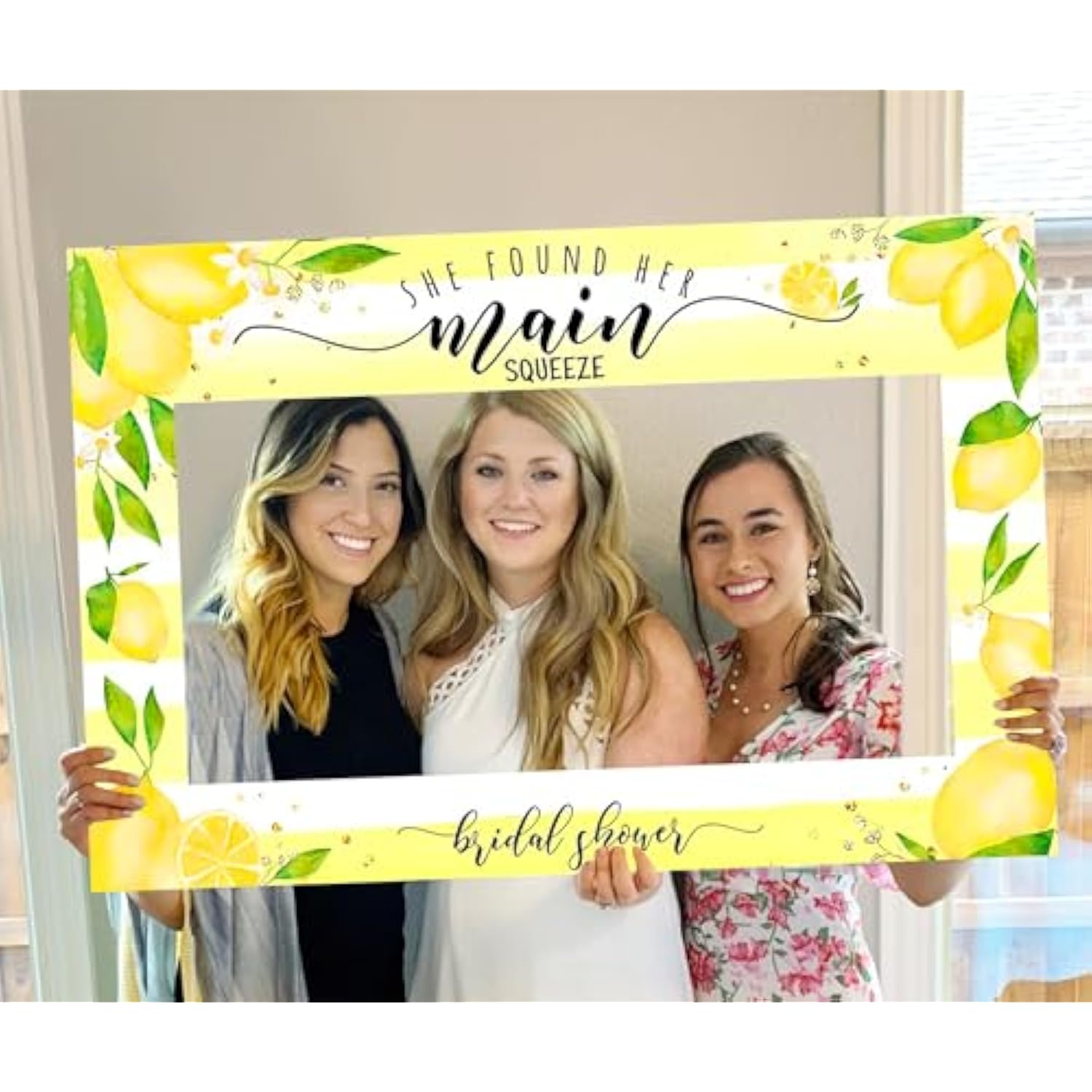 Lemon Bridal Shower Party Photo Booth Props Lemon Citrus Lemonade Theme Bride To Be Bachelorette Wedding Engagement Final Fiesta Hen Party Decor