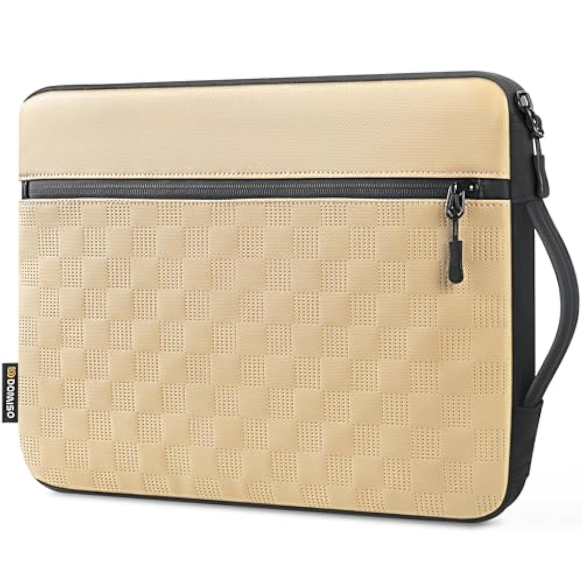 Macbook Pro 14 Case 2024-2021 M3/M2/M1 Sleeve Waterproof Shockproof Protective Cover With Handle, Fits A2779 A2442 14 Inch Laptop, Beige