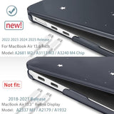 For Macbook Air 13.6 Inch Case 2025/2024/2023/2022 Release (Model A2681 A3113 A3240, M2 M3 M4 Chip) – Hard Shell Laptop Cover With Keyboard Cover & Screen Protector?Astronaut Space
