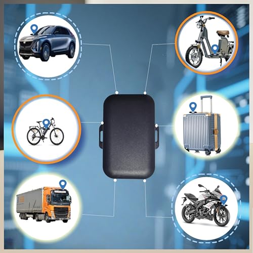 10 Or 1 Year Long Life Battery Gps Tracker, Find Car In Parking Lot, No Subscription For Vehicles Car Ebike Truck Luggage School Bag Asset(10 Year, Android)