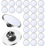 30 Pcs Sublimation Blank Pins Diy Button Badge Kit Sublimation Sliver