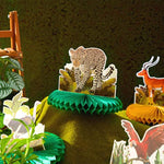 9 Pcs African Safari Centerpieces For Tables Baby Shower Decorations Jungle Animals Honeycomb Centerpieces Safari Animal Theme Birthday Decorations For Boys Kids Baby Shower Nursery Party