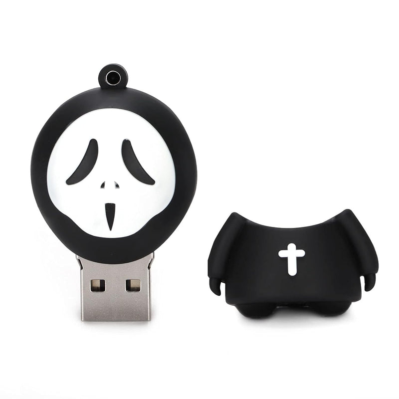 Usb Flash Drive Usb2.0 Memory Stick, Faceless Ghost Cartoon U Disk Drive Stora