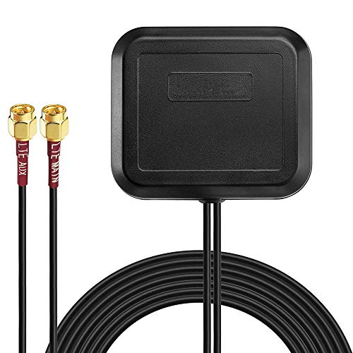 4G Lte Adhesive Magnetic Mount Antenna Mimo Sma Male Antenna Compatible With 4G Lte Wireless Home Cpe Mobile Modem Hotspot Industrial Iot Router Cellular Gateway