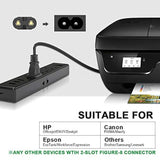 6Ft Ac Power Cord For Xbox One S/X,Xbox 1X/1S,Ps5 Ps4 Ps3 Ps2 Playstation 5 4 Slim Game Console,Replacement Plug Power Cable