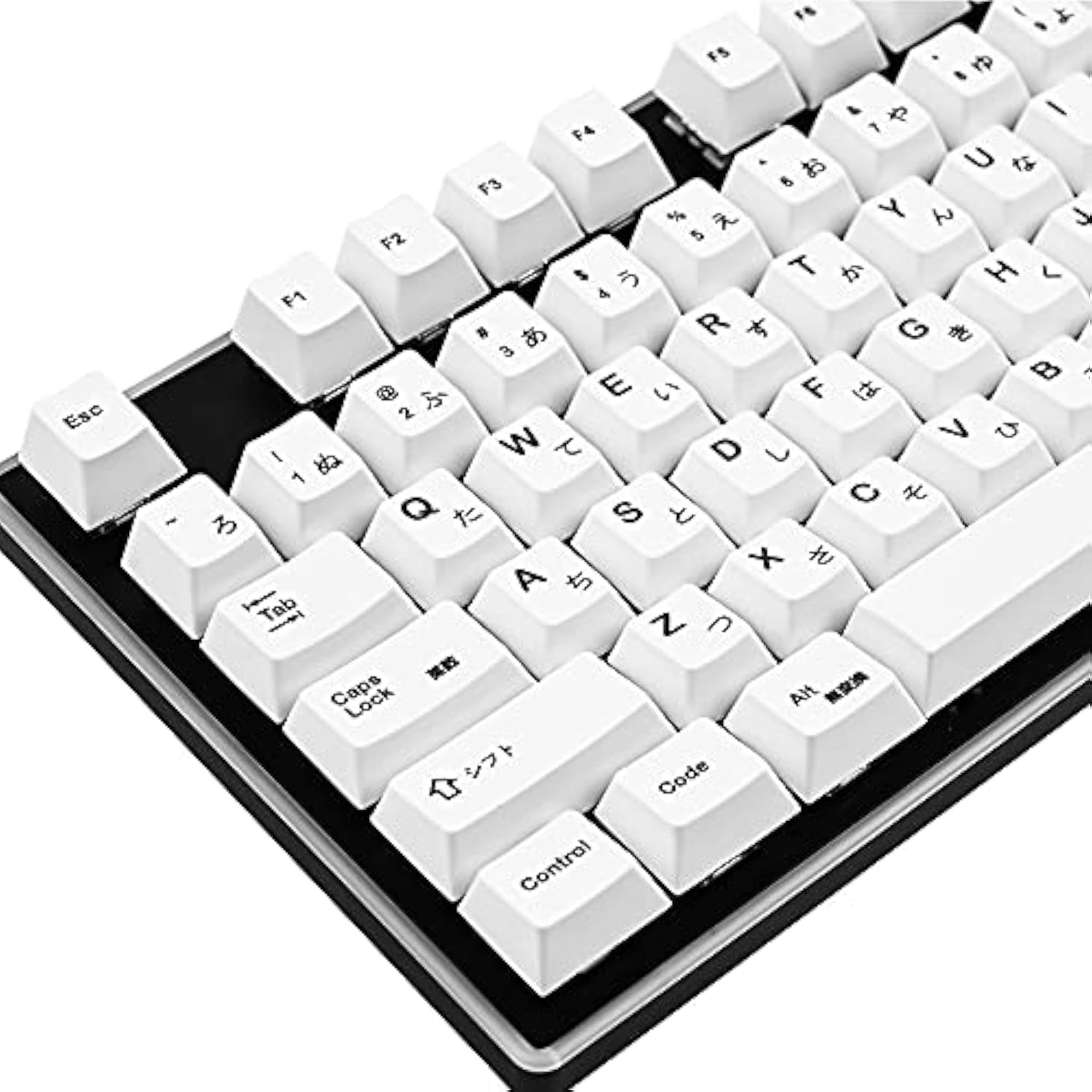 137-Keys Japanese White Keycaps Pbt Cherry Profile Key Cap Set For 60% 65% Tkl