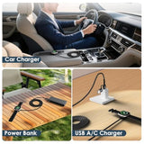 Upgraded 2 In 1 For Fitbit Charger,3.3Ft Replacement With Fitbit Sense/Versa 4/Versa 3 /Sense 2 Smartwatch Magnetic Dock Stand, Usb A/C Google Pixel Watch 3/Pixel Watch2 Charging Cord