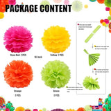 40 Pcs Fiesta Letter Banner Balloons Jumbo Mexico Taco Llama Cactus Av