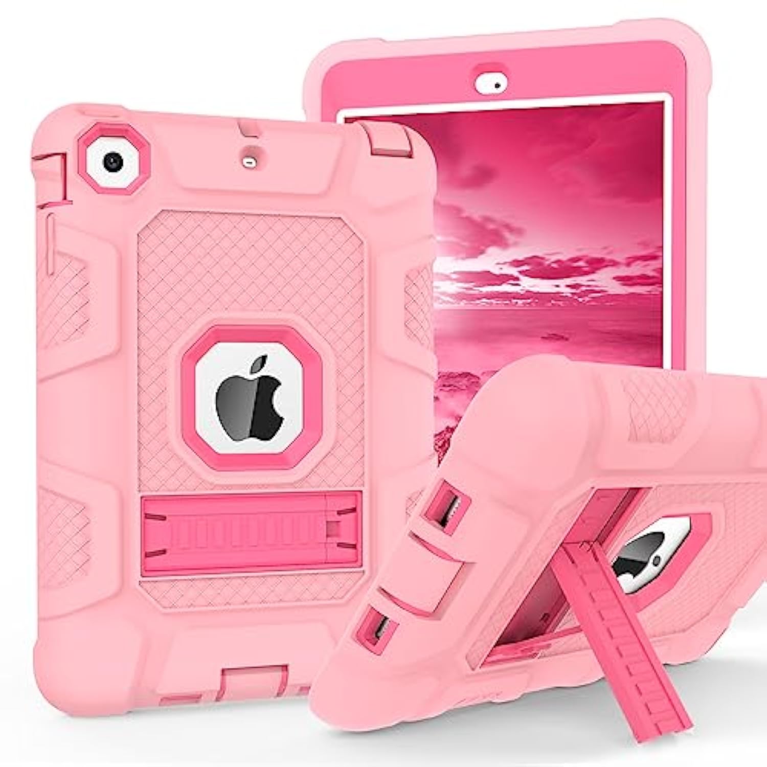 Ipad Mini Case, Ipad Mini 2 Case, Ipad Mini 3 Case With Kickstand, 3 In 1 Heav