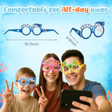 36Pcs Under The Sea Party Decorations, Sea Animal Party Favors Ocean Themed Paper Glasses For Summer Photo Booth Props Goodie Bag Stuffers