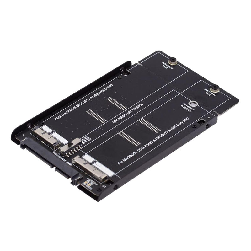 12+6Pin & 17+7Pin Mac Ssd To 2.5" Sata 2 In 1 Combo Case Enclosure Adapter For